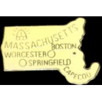 MASSACHUSETTS PIN MA STATE SHAPE PINS